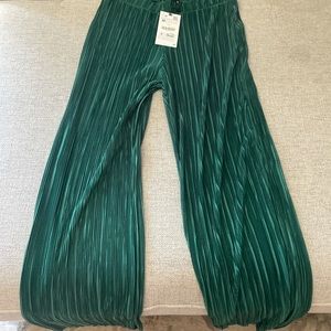 Green dress pants